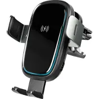Logilink Support de charge voiture sans fil pour smartphone noir