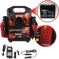 Ks Tools Booster de batterie 12 V + 24 V appareil de démarrage mobile 1.700 A - 550.1820