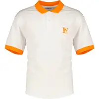 Bikkembergs Bmt0942 Short Sleeve Polo Blanc XL Homme