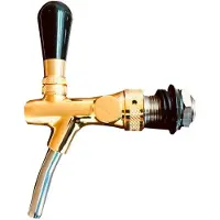 Ich-zapfe Robinet tireuse a biere, robinet biere - plaqué or, longueur de fil: 35 mm