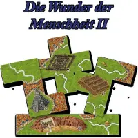 Hans im Gluck Carcassonne - Die Wunder der Menschheit II (Anglais, 2 - 5 Joueur)