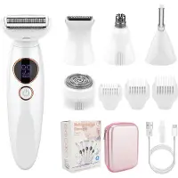 INF Rasoir électrique 5 en 1 pour femme, blanc