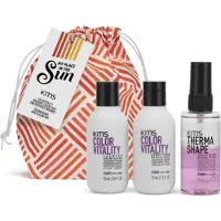 KMS California Color Vitality Travel Pack kit voyage pour protéger les cheveux contre la chaleur