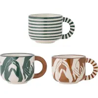 Bloomingville Carim Cup | Vert | Grès | 82054403