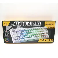 The G-Lab Clavier Mécanique de Jeu G-Lab KEYZ TITAN Blanc