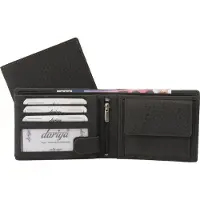 Impex Porte-monnaie en cuir de chasse de haute qualité avec motif en relief couleur noire