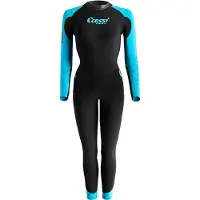 Cressi Combinaison En Néoprène à Manches Longues Pour Femme Karua 3-2 Mm