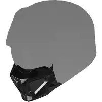 Scorpion Mentonnière Covert-x Noir Noir One Size