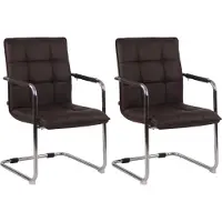 CLP lot de 2 chaises Gandia similicuir