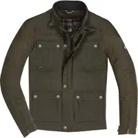 Merlin Yoxall II Veste Moto Coton Ciré Olive Taille XL