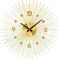 AMS Horloges murales modernes Diamètre du boîtier 50 cm - Modèle : 9611