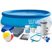 Intex Piscine À Débordement 366 X 76 Cm 15In1 Set 28132