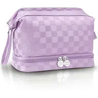 Sc Skycases Travel Essentials - Trousse de toilette et de maquillage - Imperméable et compacte - Convient pour le voyage et l'usage quotidien - Unisexe - Violet