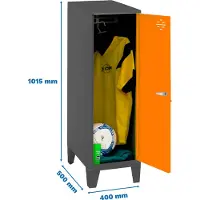 Simonlocker Montadas Casier Dism.single Mini+pies 1015x400x500 Mm
