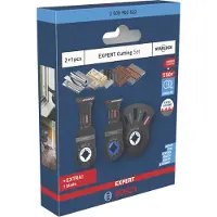 Bosch 2608902622 Jeu De Lames EXPERT Pour Outil Multifonctions, Coupe De Matériaux Multiples (3 Pièces)