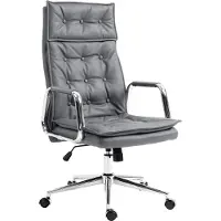 CLP Chaise de bureau Sotira cuir véritable