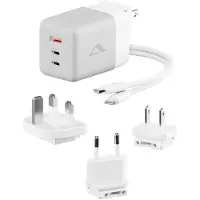 Alogic WCM3X100G Ladeadapter 3x100 Rapid Power 100W Multi Country Tr