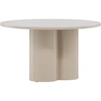 Ebuy24 Olivia table basse Ø80cm beige.