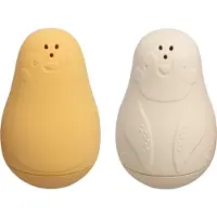 Babys Only Jouets de bain arroseur pingouin ocre/warm linen - 2-pack