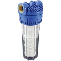 Boni-Shop® Filtre à Eau Potable 10 Pouces, Filtre Robinet Cuisine/Jardin, 60 Microns