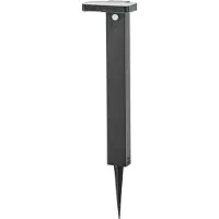 PRIOS Luminaires d'extérieur , Tarlson, Noir, Terrasse, Plastique, Moderne