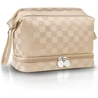 Sc Skycases Travel Essentials - Trousse de toilette et de maquillage - Imperméable et compacte - Convient pour le voyage et l'usage quotidien - Unisexe - Or