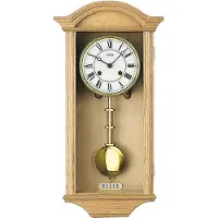 AMS 614/5 Régulateur Régulateur avec pendule en bois de chêne Horloge à pendule