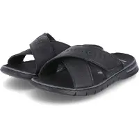 Bugatti : chaussures pour hommes, chaussons, sandales, couleur noire, style décontracté