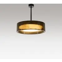 Marset Ringo Ceiling Lamp with Fixed Stem Dark smoked | Ø 70 cm