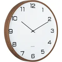 Karlsson - Horloge murale Delicado Large - Blanche - 50,8 x 50,8 x 50,8 cm