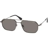 Police Splu74-58584p 58x17x145 Mm Polarized Sunglasses Argenté Smoke/CAT3 Homme