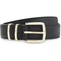 BOSS Ceinture en cuir avec double passant en métal