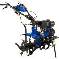 Monster Motobineuse à Essence 7,5 CV Cultivateur à Terre 212 CC 4 Temps 16 Lames