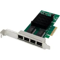 Digitus Carte réseau 4 ports RJ45 Intel I350 Server NIC (Mini PCI Express), Carte réseau, Noir, Vert