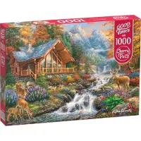 TIMARO Puzzle 1000 pièces Sérénité alpine 30400 Cherry Pazzi