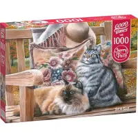 CherryPazzi Puzzle Katze sitzend 1000 Teile