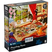 The House of Puzzles Puzzle 1000 Teile Puzzling Paws Tierpuzzle