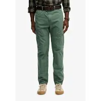 Superdry pour homme. M7011439A Pantalon cargo léger Ripstop vert (34/32), Casuel, Coton