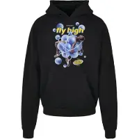 Mister tee Sweat-shirt 'Psychadellic' bleu roi / jaune / noir / blanc