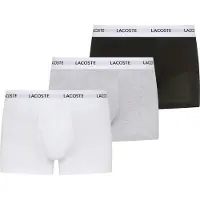 Lacoste Boxers gris / noir / blanc