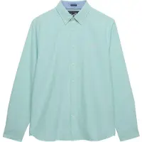 Superdry Homme Chemise Oxford Preppy à Manches Longues Green Taille: L
