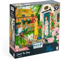 The House of Puzzles Maison des Puzzles Puzzle 500 XL Teile Just to Say Puzzle