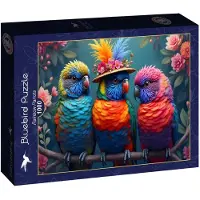 Bluebird Puzzle Puzzle Perroquets Arc-en-Ciel - 1000 pièces