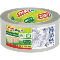 TESA tesapack Eco & Ultra Strong Ruban adhésif pour paquets 66m:50mm, sans solvants (50 mm)
