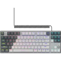 Kingston Lorgar Azar 514 TKL, clavier mécanique gaming compact, disposition US, blanc