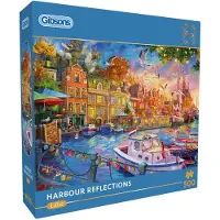 Gibsons Puzzle Harbour Reflections de , 500 pièces, jouet coloré