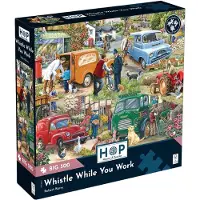 The House of Puzzles Puzzle , 500 pièces, format XL, représentant une scène de travail nostalgique