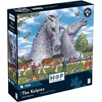 The House of Puzzles : Puzzle "Les Kelpies", 1000 pièces, paysage écossais