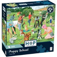 The House of Puzzles Puzzle "" : École pour chiots, 500 pièces, thème : animaux