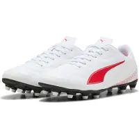 Puma Hommes, Chaussures de football, Vitoria Ii Fg/Ag (41), Rouge, Blanc